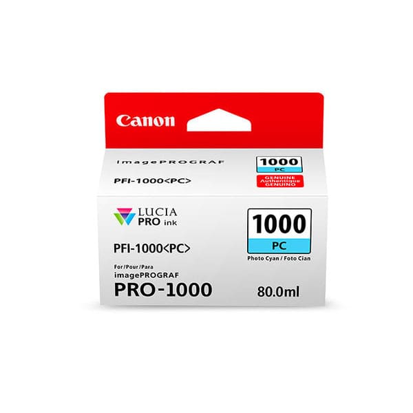 Canon Tinte 0550C001 PFI1000PC Photocyan ca. 5.140 Seiten