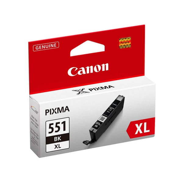 Canon Tinte 6443B001 CLI551BKXL Schwarz ca. 950 Seiten