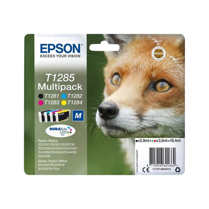 Epson Tinte C13T12854012 T1285 Schwarz Cyan Magenta Gelb