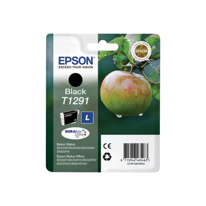 Epson Tinte C13T12914012 T1291 Schwarz ca. 380 Seiten