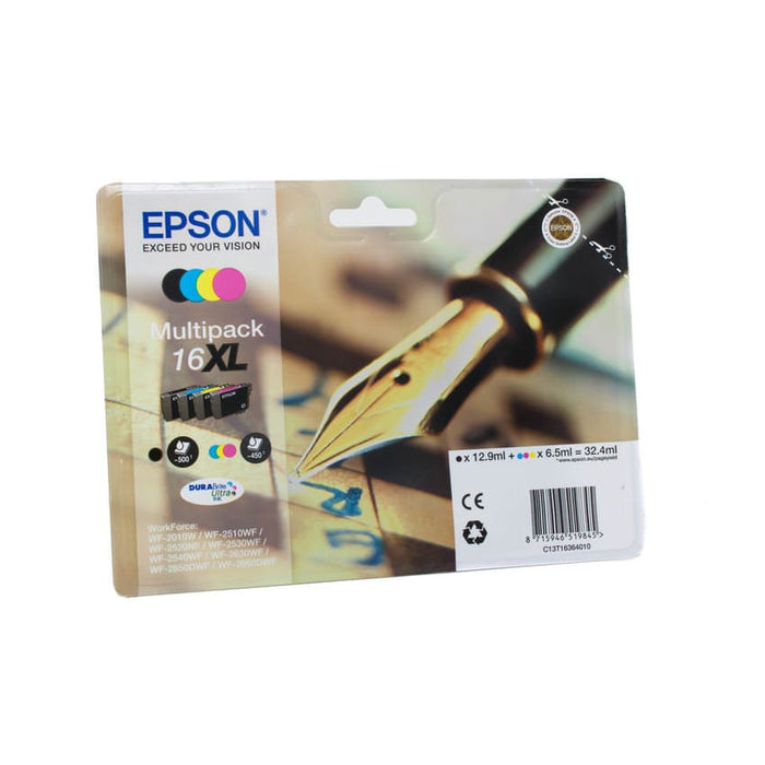 Epson Tinte C13T16364010 16XL Black Cyan Magenta Yellow