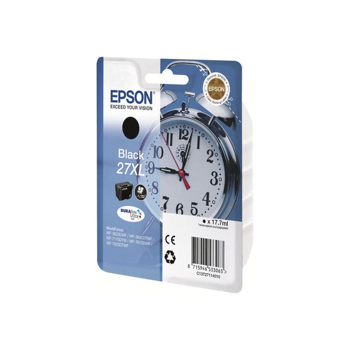 Epson Tinte C13T27114010 27XL Schwarz ca. 1.100 Seiten