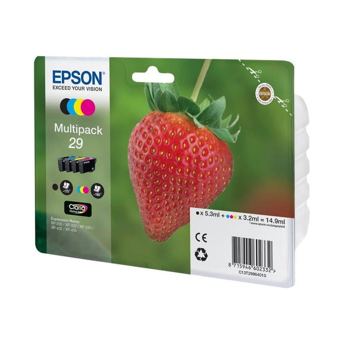Epson Tinte C13T29864010 29 Black Cyan Magenta Yellow