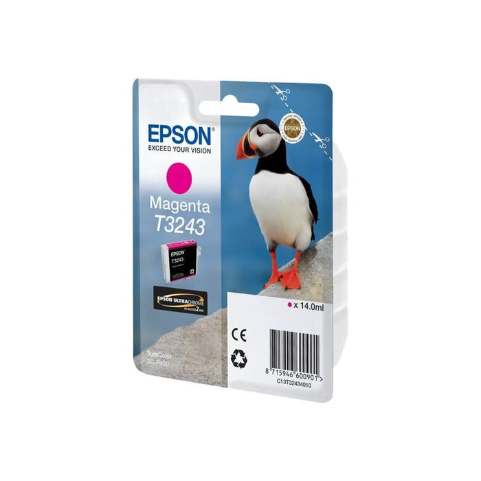 Epson Tinte C13T32434010 T3243 Magenta ca. 980 Seiten