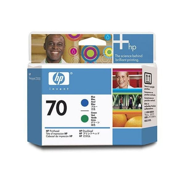 HP Druckkopf C9408A No 70 Blue Green - Tinte