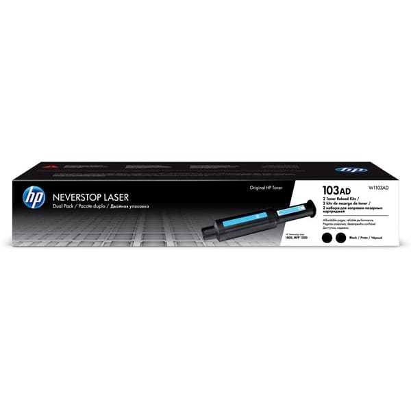 HP Toner W1103AD 103A Schwarz 2x ca. 2.500 Seiten - Toner
