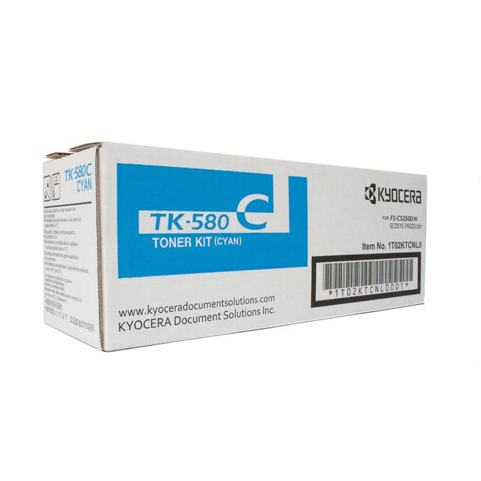 Kyocera Toner 1T02KTCNL0 TK-580C Cyan ca. 2.800 Seiten