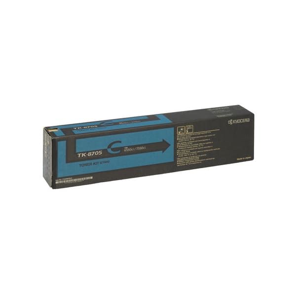 Kyocera Toner 1T0T2K9CNL0 TK8705C Cyan ca. 30.000 Seiten