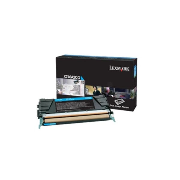 Lexmark Toner X746A3CG Cyan ca. 7.000 Seiten - Toner