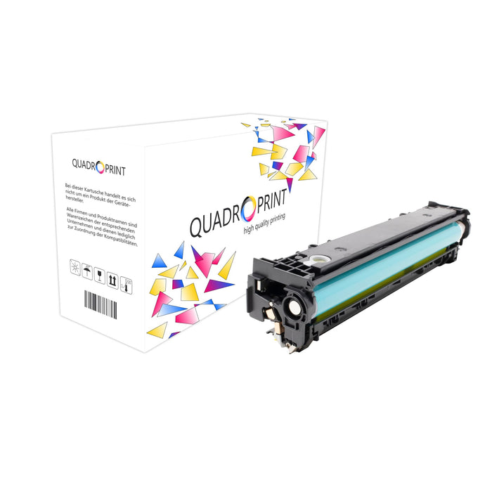 QUADROPRINT Toner ersetzt HP CE322A Gelb ca. 1.800 Seiten