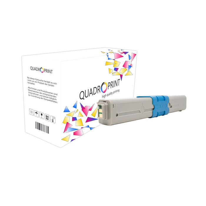 QUADROPRINT Toner ersetzt OKI 44469706 Cyan ca. 2.000