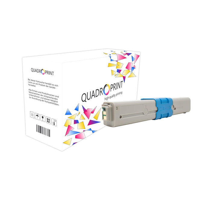 QUADROPRINT Toner ersetzt OKI 44973533 Gelb ca. 1.500