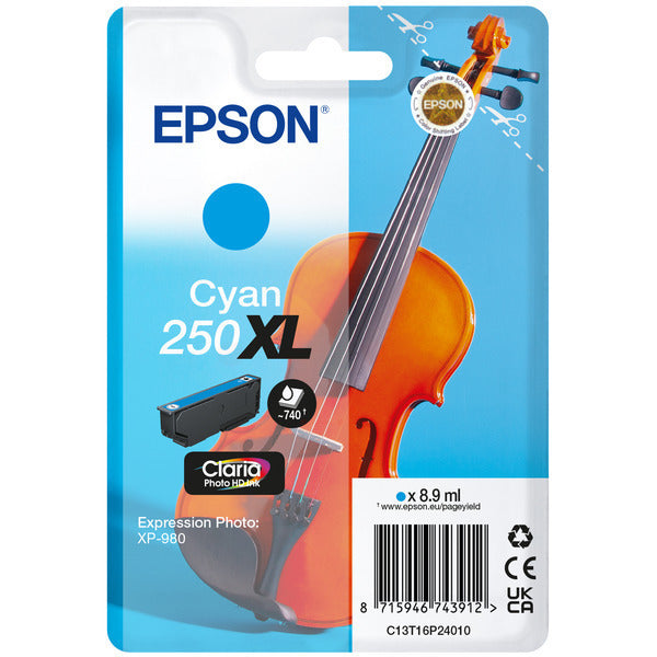 Epson Tinte C13T16P24010, 250XL, ca. 740 Seiten