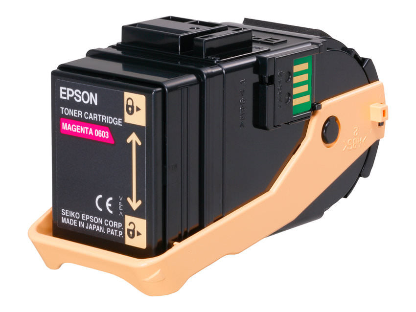 Epson Toner C13S050603, 0603, Magenta, ca. 7.500 Seiten