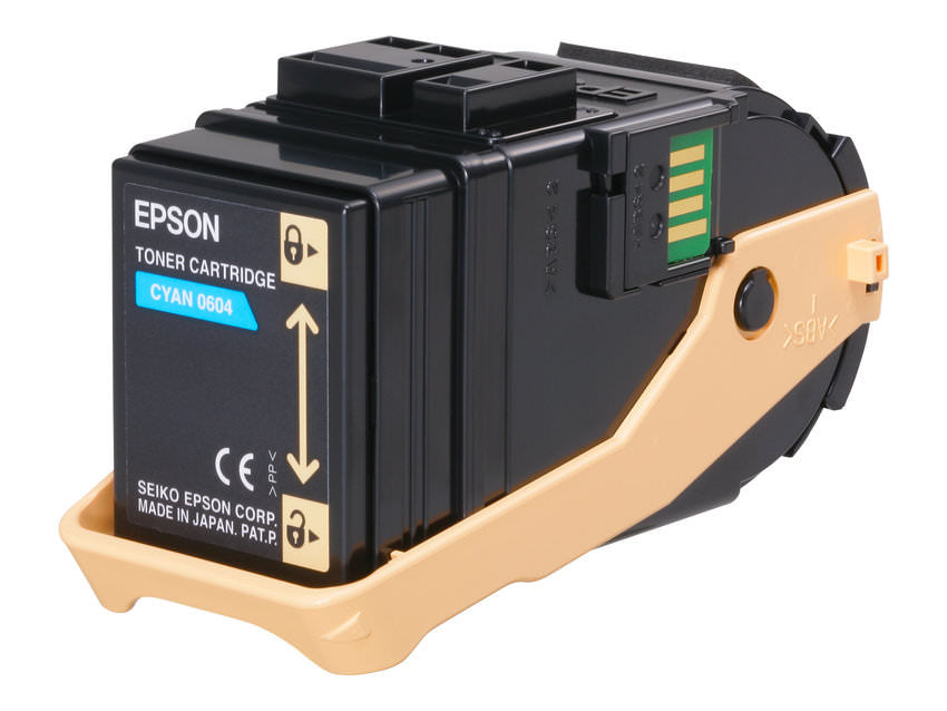 Epson Toner C13S050604, 0604, Cyan, ca. 7.500 Seiten