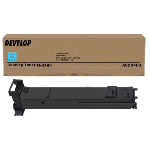 Develop Toner A0DK4D3 TN318C Cyan ca. 8.000 Seiten - Toner