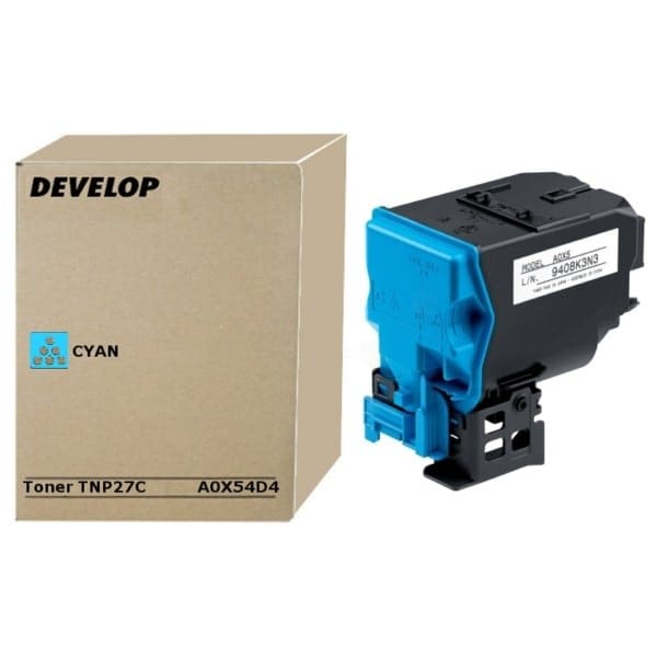 Develop Toner A0X54D4 TNP27C Cyan ca. 4.500 Seiten - Toner