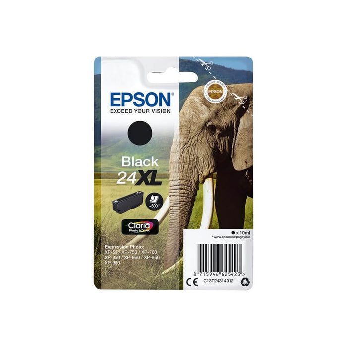 Epson Tinte C13T24314012 24XL Schwarz ca. 500 Seiten - Tinte