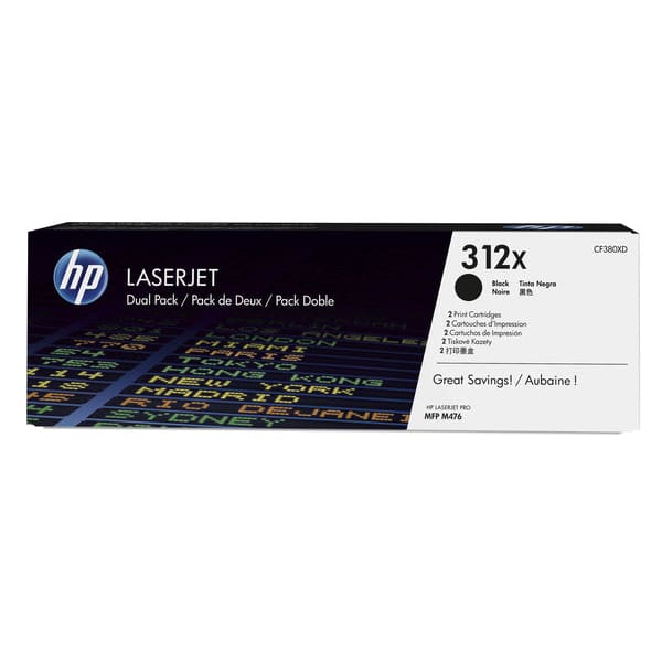 HP Toner CF380XD 312XD Schwarz ca. 4.400 Seiten - Toner