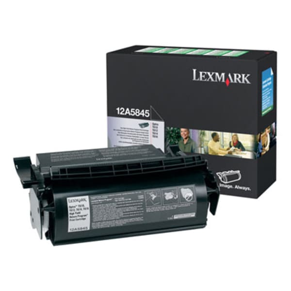 Lexmark Toner 12A5845 Schwarz ca. 25.000 Seiten - Toner