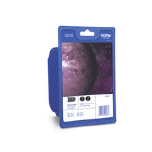 Brother Tinte LC1220BKBP2DR Schwarz ca. 300 Seiten - Tinte