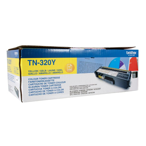 Brother Toner TN-320Y Gelb ca. 1.500 Seiten - Toner