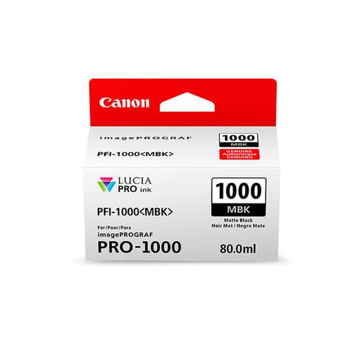 Canon Tinte 0545C001 PFI1000MBK Schwarz ca. 5.490 Seiten -