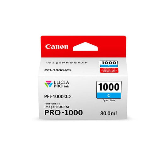 Canon Tinte 0547C001 PFI1000C Cyan ca. 5.025 Seiten - Tinte