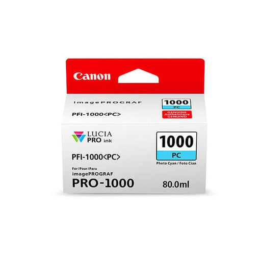 Canon Tinte 0550C001 PFI1000PC Photocyan ca. 5.140 Seiten -