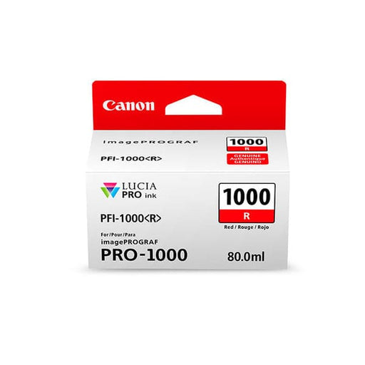 Canon Tinte 0554C001 PFI1000R Red ca. 3.165 Seiten - Tinte