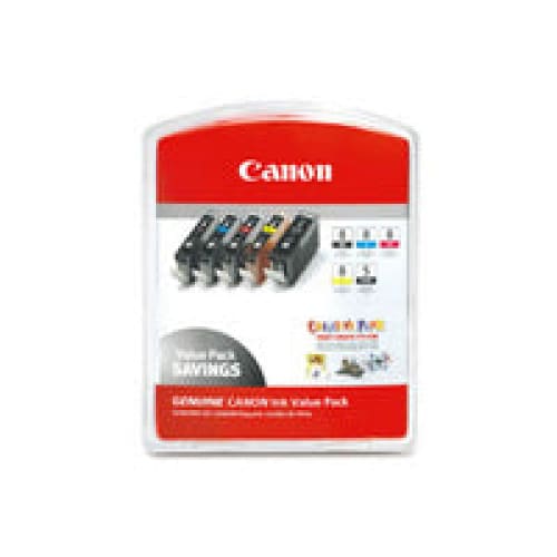 Canon Tinte 0620B027 CLI8 Photo Cyan Photo Magenta Red Green
