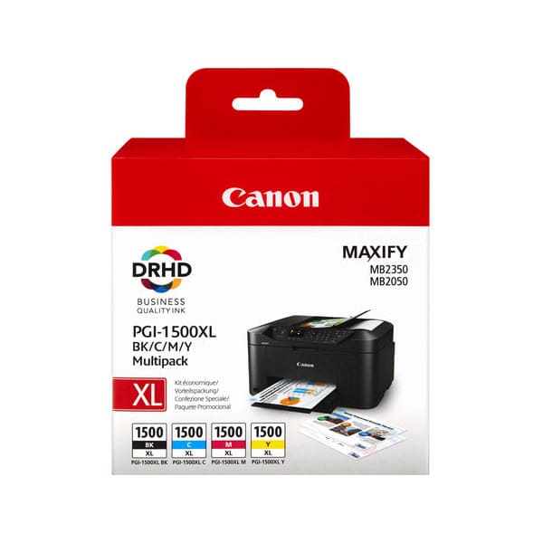 Canon Tinte 9182B004 PGI1500XLCMYBK Black Cyan Magenta