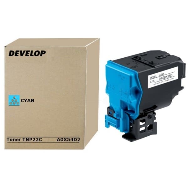 Develop Toner A0X54D2 TNP22C Cyan ca. 6.000 Seiten - Toner