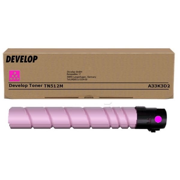 Develop Toner A33K3D2 TN512M Magenta ca. 35.000 Seiten -