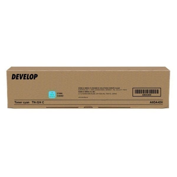 Develop Toner A8DA4D0 TN324C Cyan ca. 26.000 Seiten - Toner