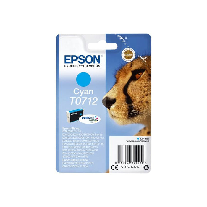 Epson Tinte C13T07124012 T0712 ca. 345 Seiten - Tinte