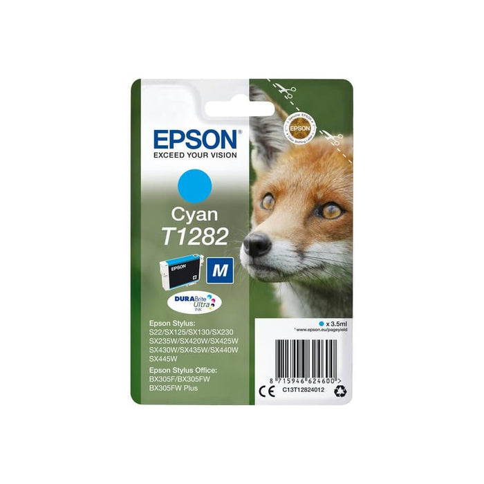 Epson Tinte C13T12824012 T1282 Cyan ca. 175 Seiten - Tinte