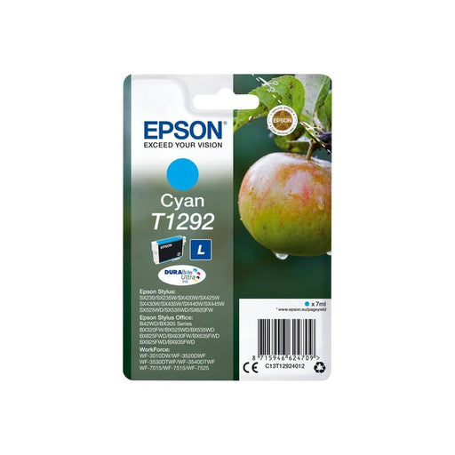 Epson Tinte C13T12924012 T1292 Cyan ca. 460 Seiten - Tinte