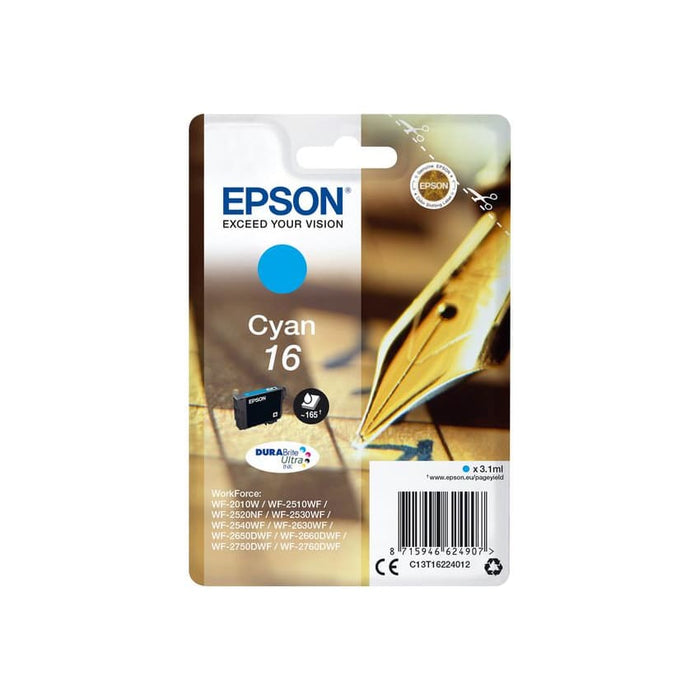 Epson Tinte C13T16224012 16 ca. 165 Seiten - Tinte