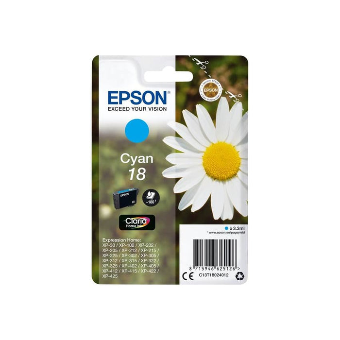 Epson Tinte C13T18024012 18 ca. 180 Seiten - Tinte