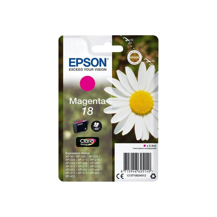 Epson Tinte C13T18034012 18 ca. 180 Seiten - Tinte