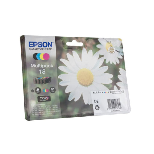 Epson Tinte C13T18064010 18 Black Cyan Magenta Yellow -