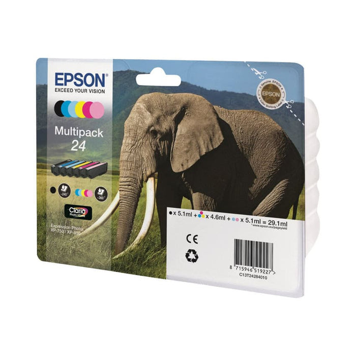 Epson Tinte C13T24284010 24 Black Cyan Magenta Yellow ca.