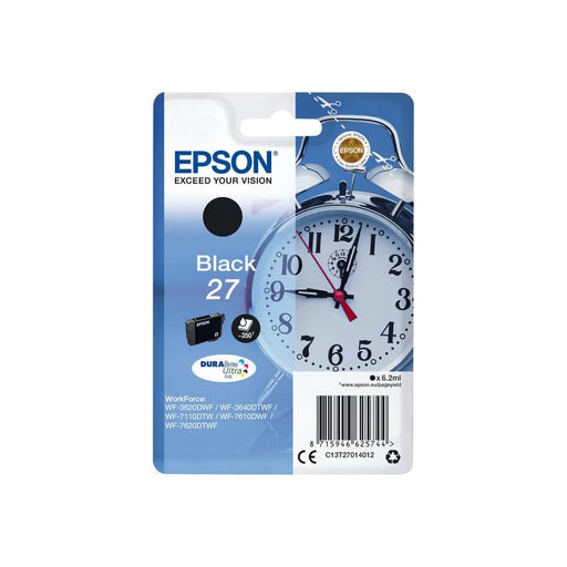 Epson Tinte C13T27014012 27 Schwarz ca. 350 Seiten - Tinte