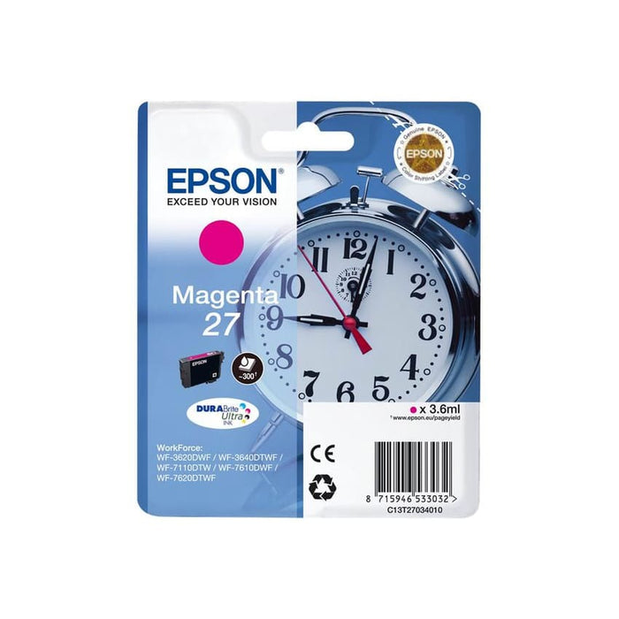 Epson Tinte C13T27034010 27 Magenta ca. 300 Seiten - Tinte