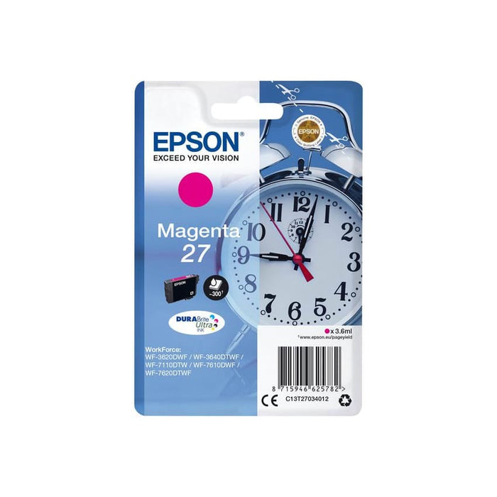 Epson Tinte C13T27034012 27 Magenta ca. 300 Seiten - Tinte