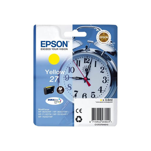 Epson Tinte C13T27044010 27 Gelb ca. 300 Seiten - Tinte
