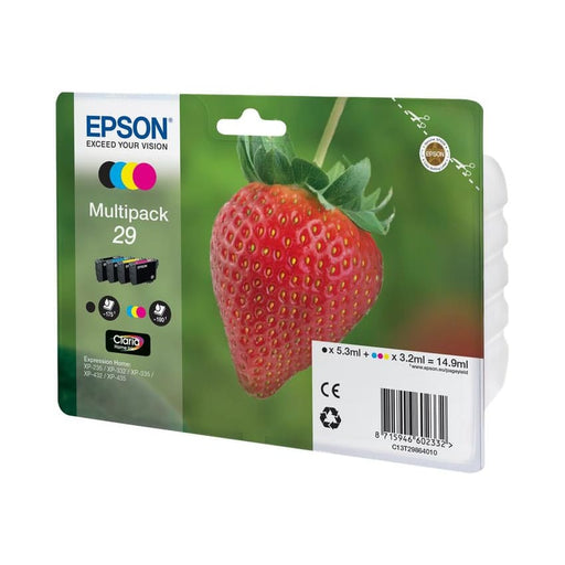 Epson Tinte C13T29864010 29 Black Cyan Magenta Yellow -