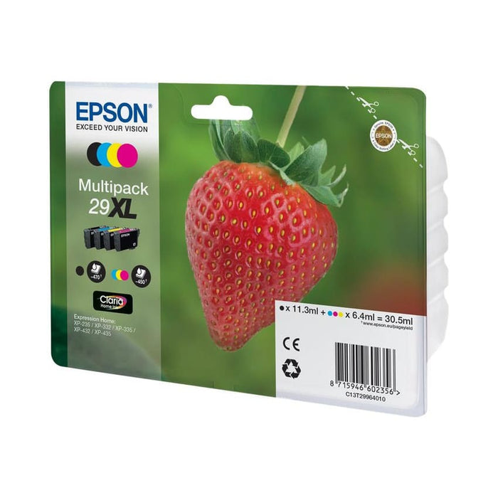 Epson Tinte C13T29964010 29XL Black Cyan Magenta Yellow -