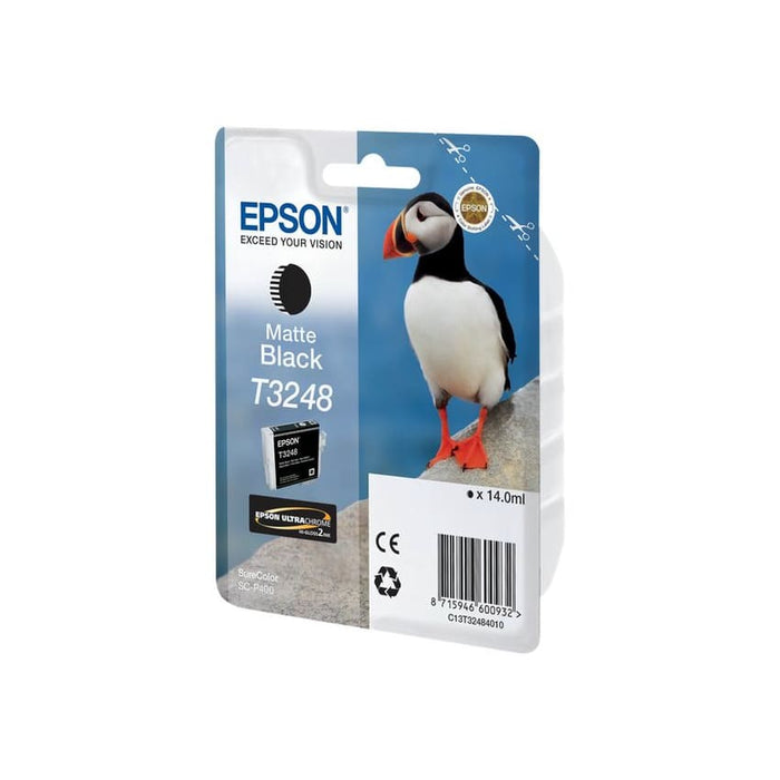 Epson Tinte C13T32484010 T3248 Schwarz ca. 650 Seiten -